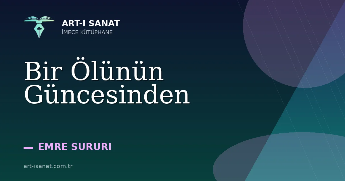 Bir Ölünün Güncesinden