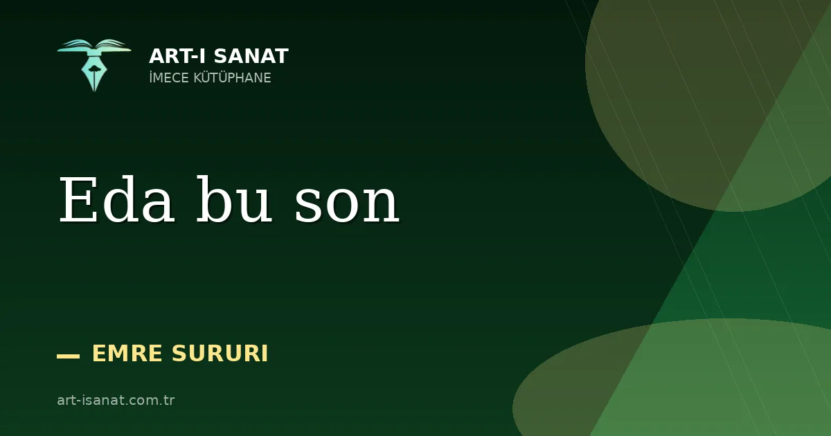Eda bu son
