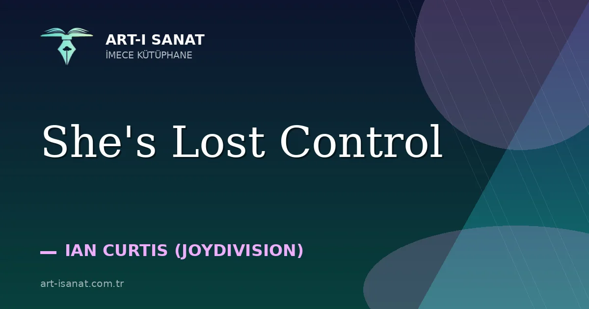 She's Lost Control