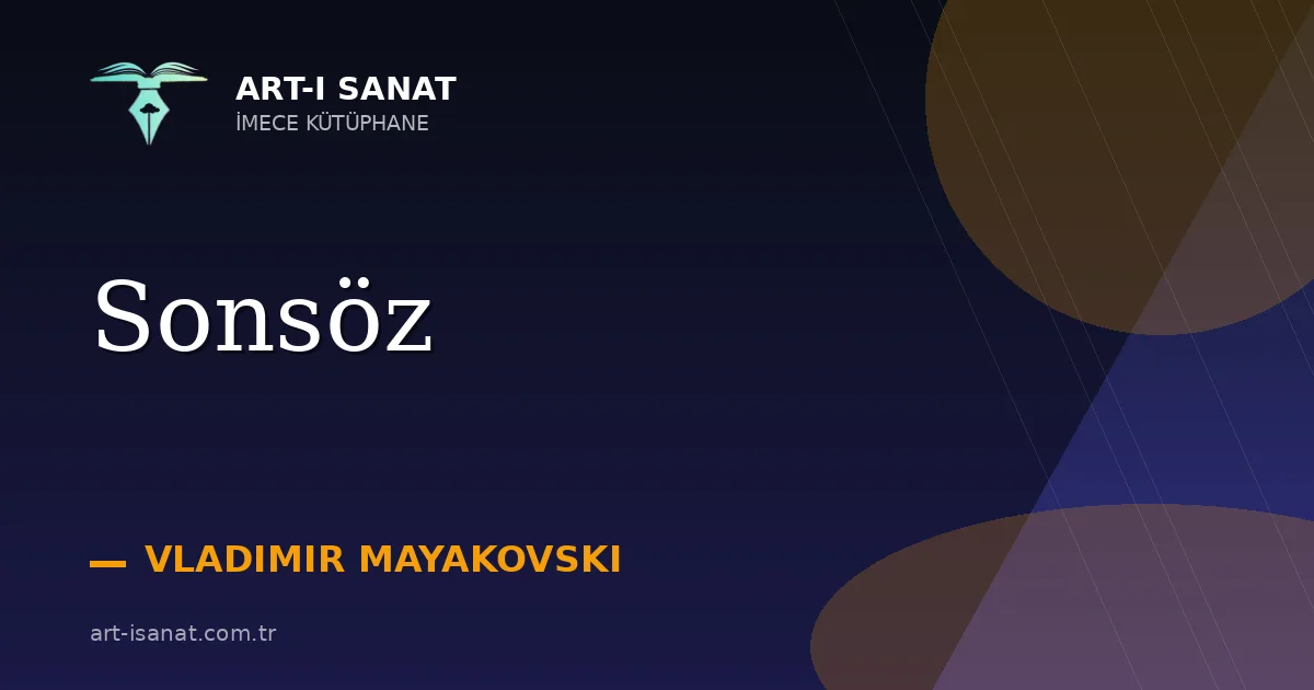 Sonsöz