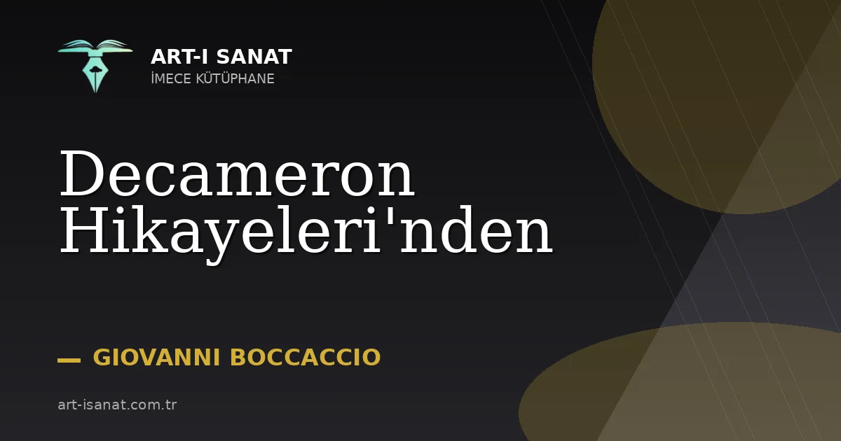 Decameron Hikayeleri'nden