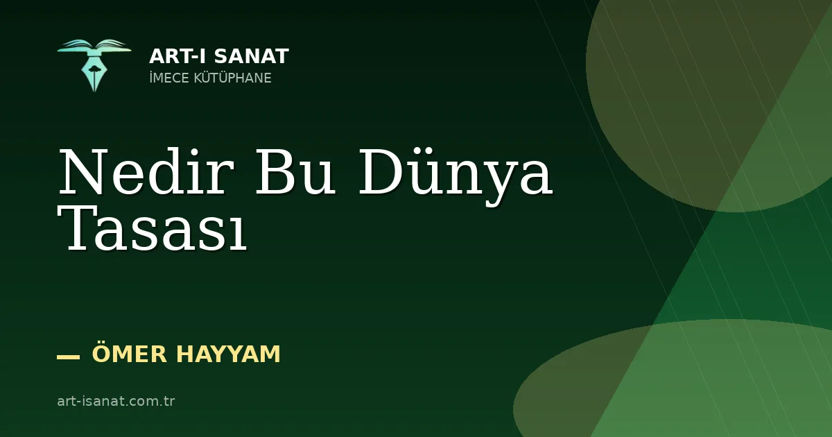 Nedir Bu Dünya Tasası