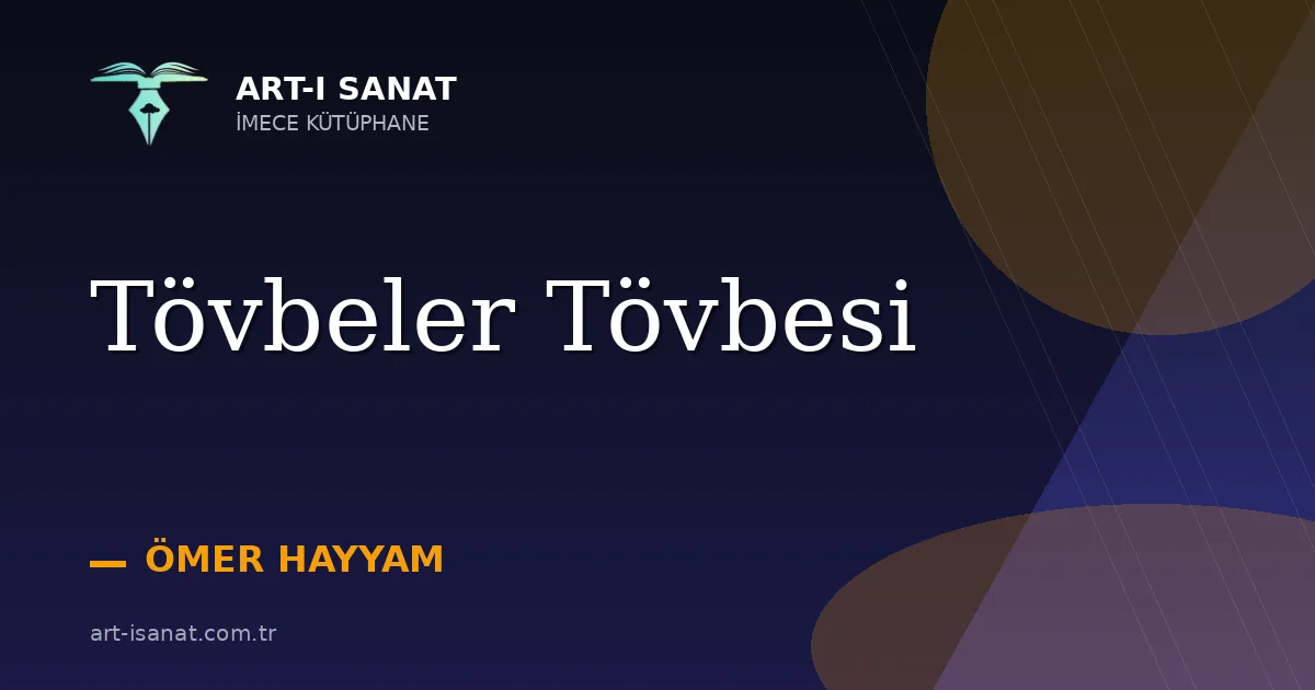 Tövbeler Tövbesi
