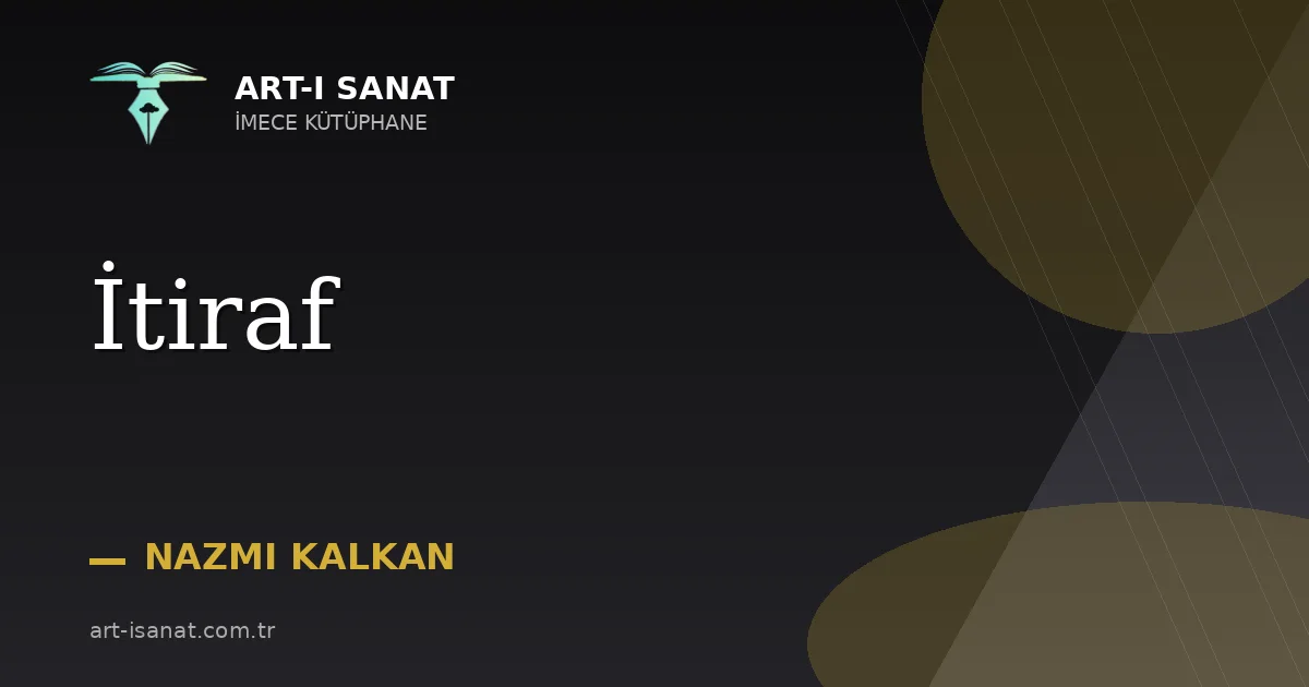İtiraf