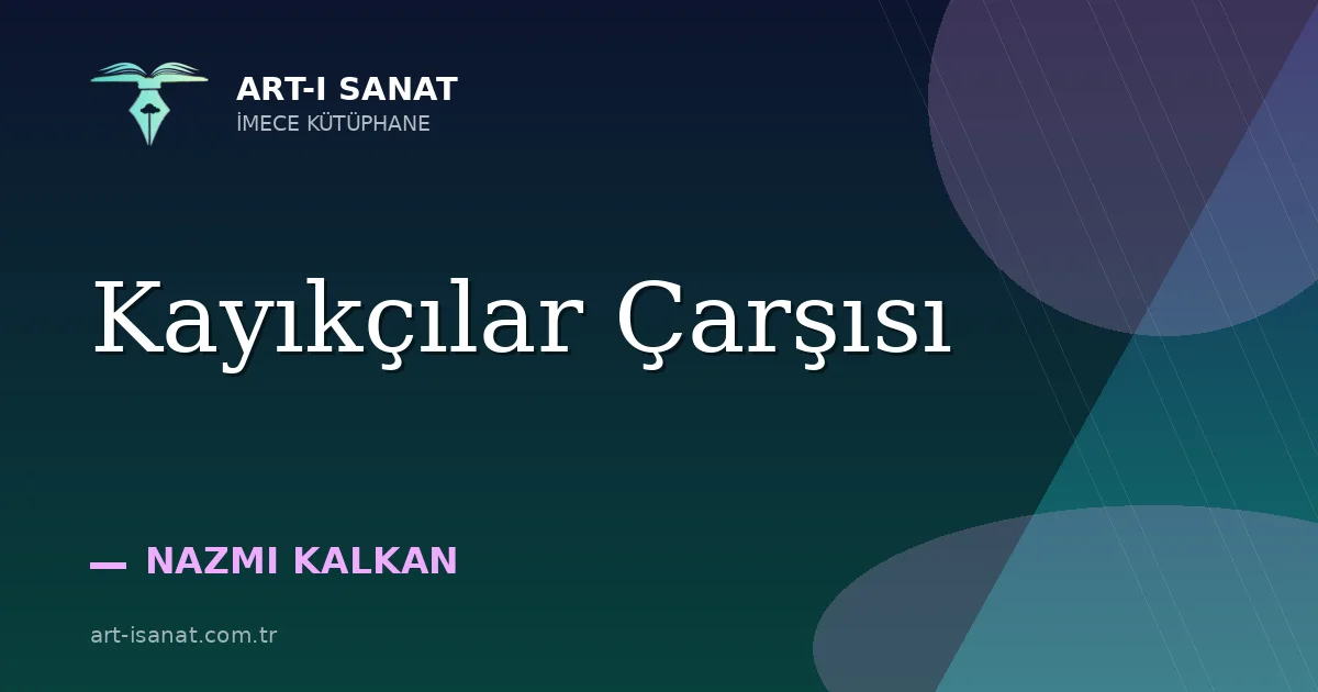 Kayıkçılar Çarşısı