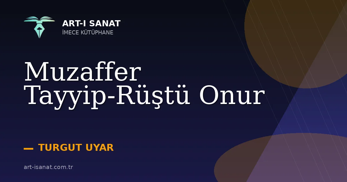 Muzaffer Tayyip-Rüştü Onur