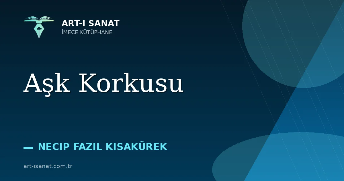 Aşk Korkusu