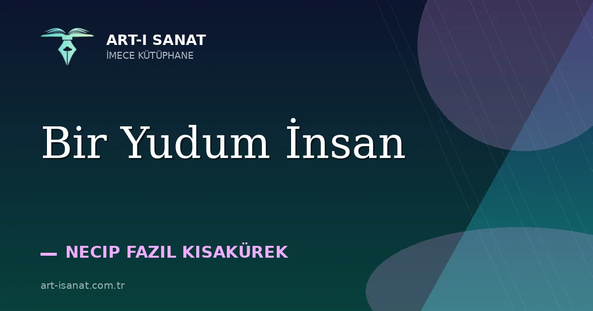 Bir Yudum  İnsan
