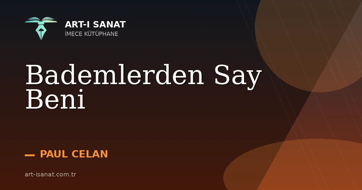 Bademlerden Say Beni