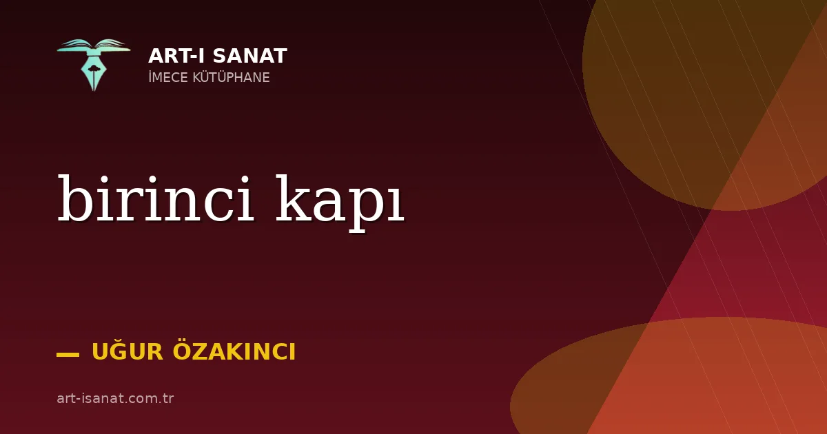 birinci kapı