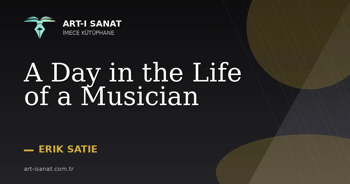 A Day in the Life of a Musician