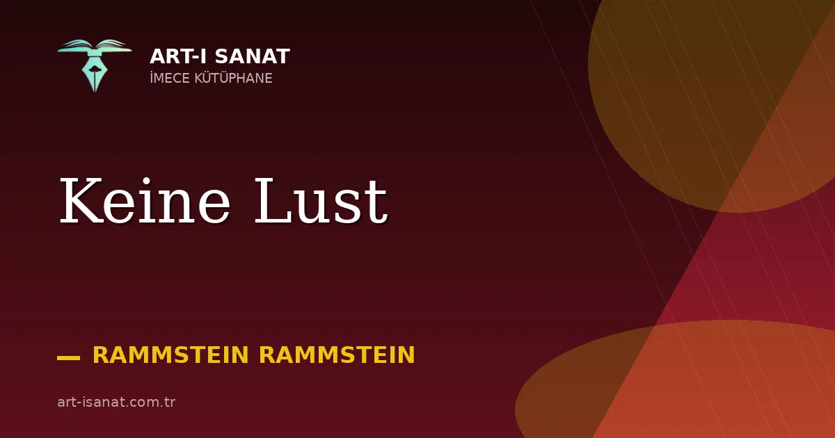 Keine Lust