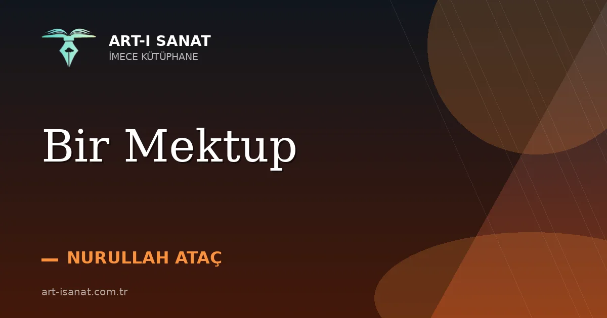 Bir Mektup
