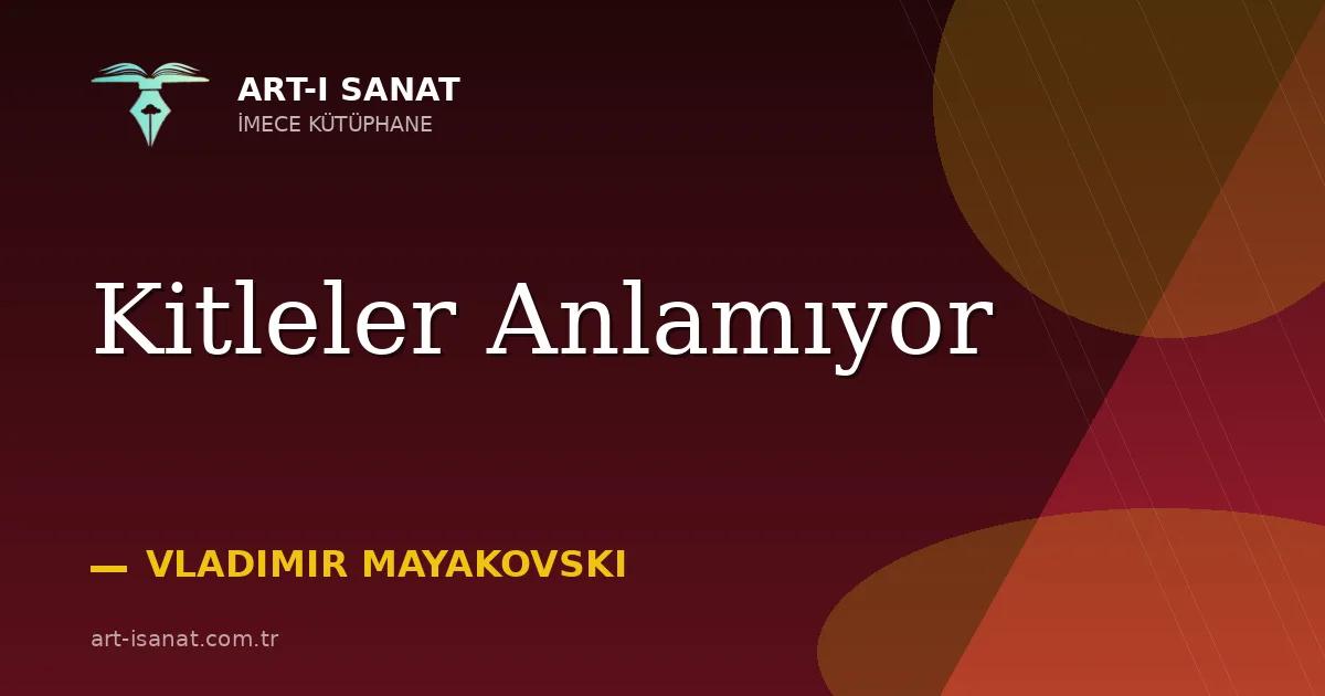 Kitleler Anlamıyor