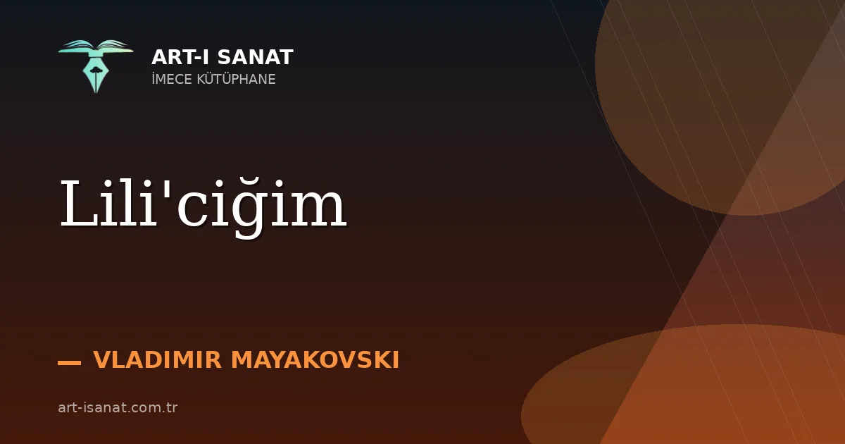 Lili'ciğim