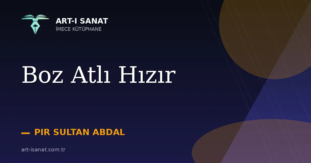 Boz Atlı Hızır