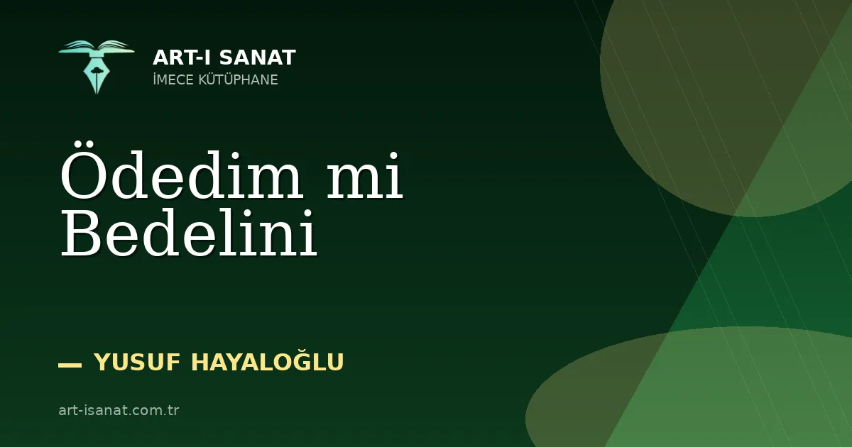 Ödedim mi Bedelini