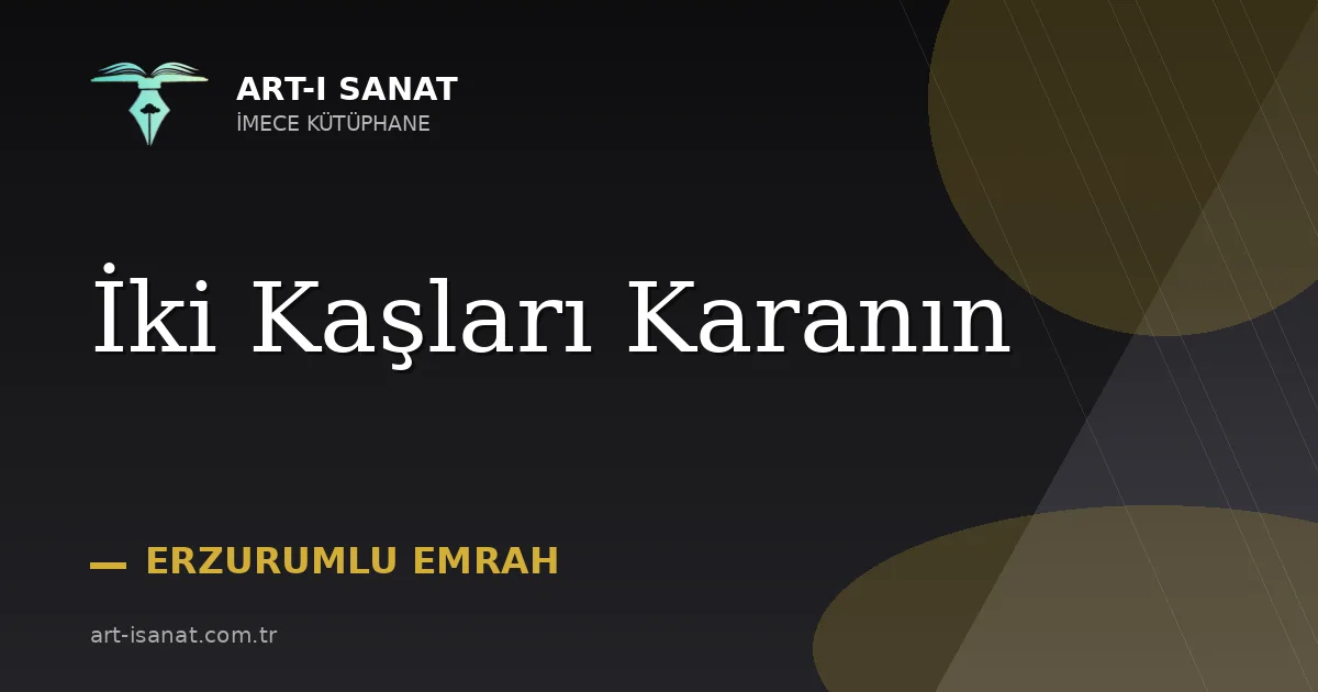 İki Kaşları Karanın