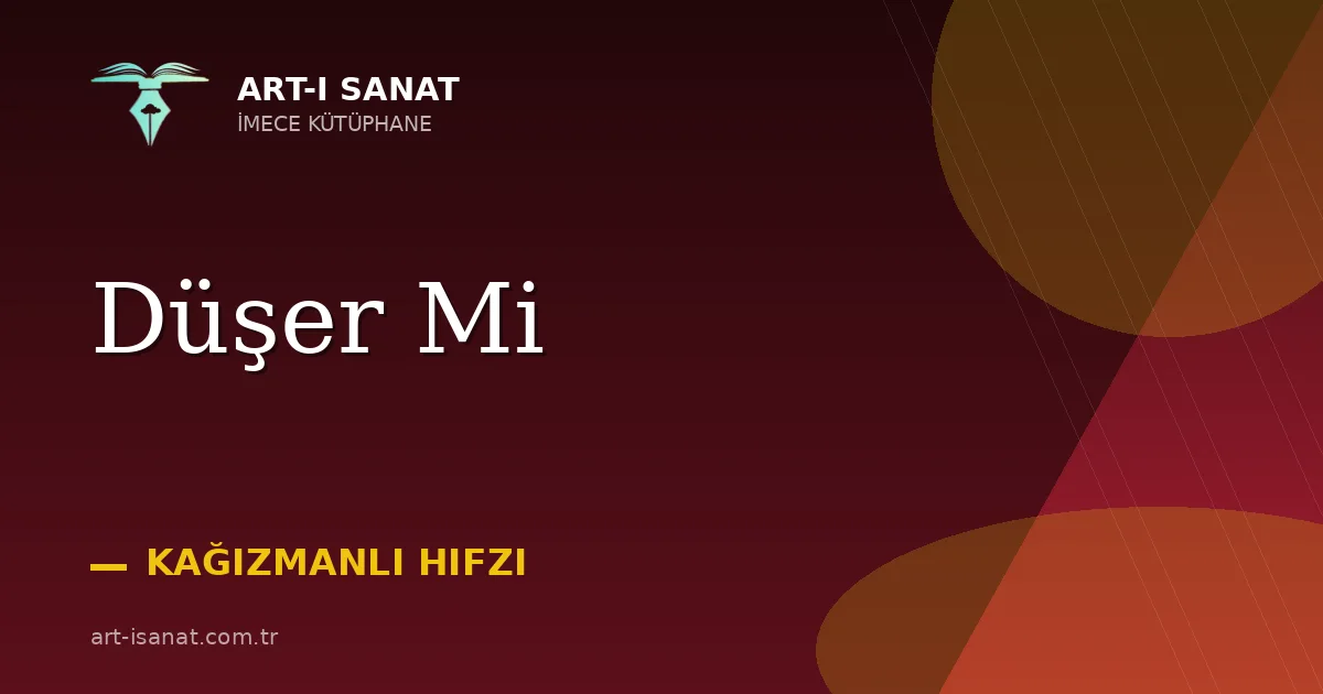 Düşer Mi
