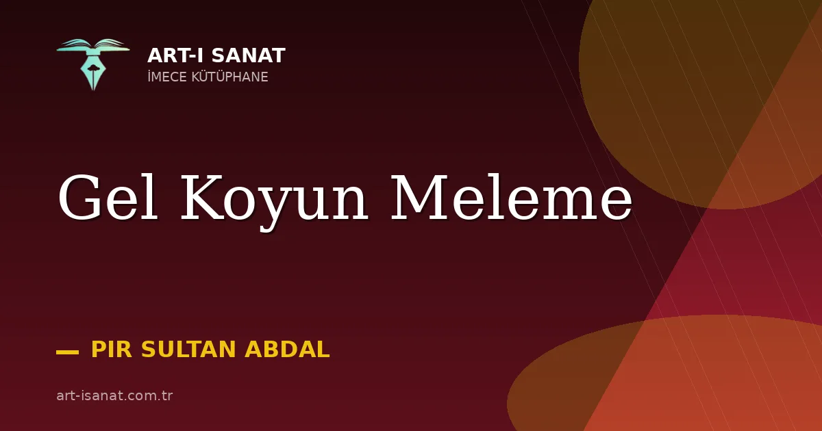 Gel Koyun Meleme
