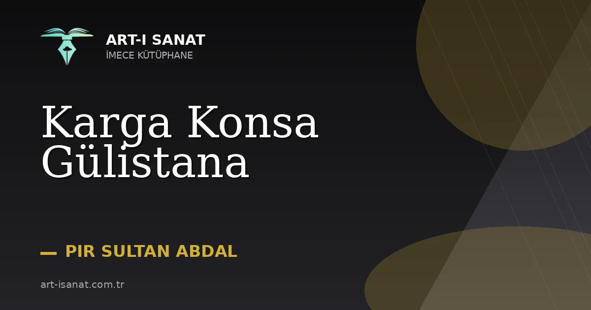 Karga Konsa Gülistana