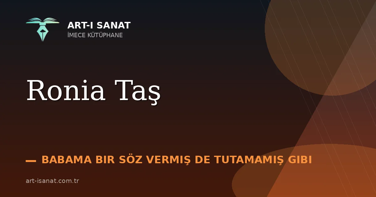 Ronia Taş