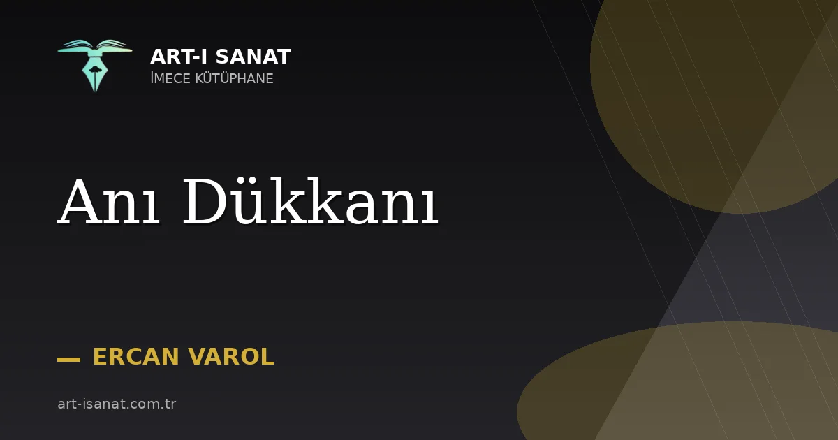 Anı Dükkanı