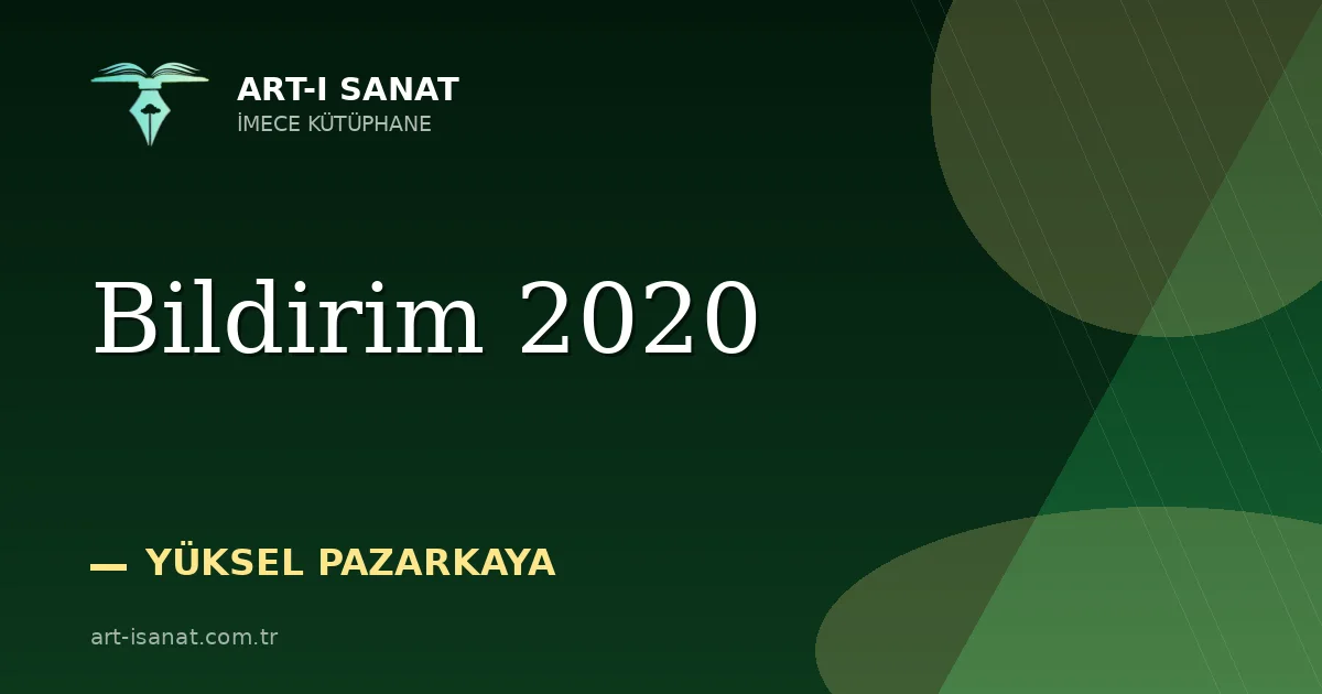 Bildirim 2020