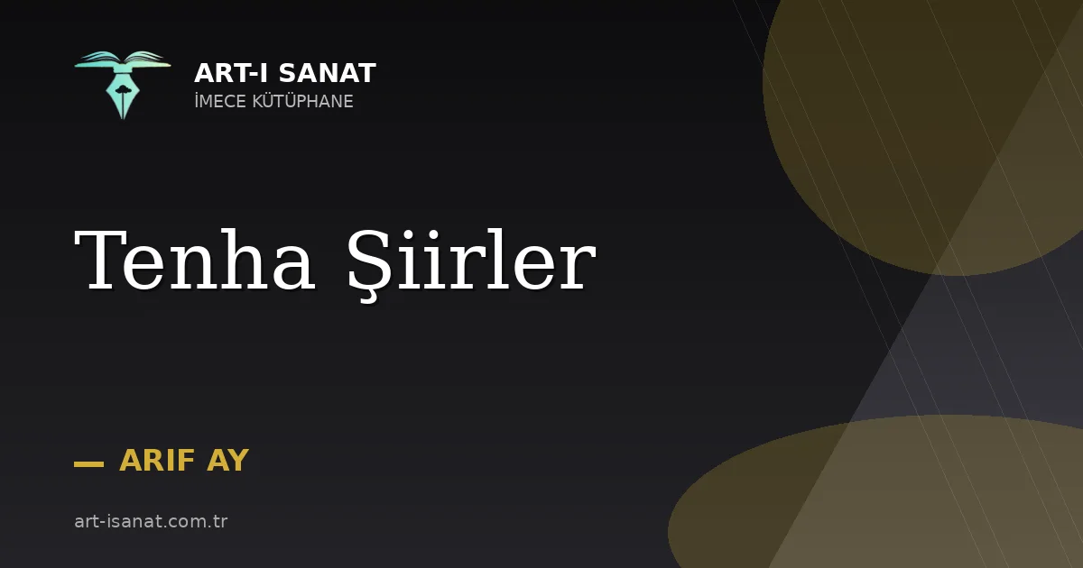 Tenha Şiirler