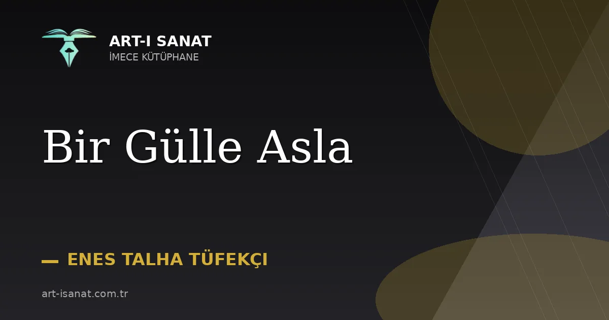 Bir Gülle Asla