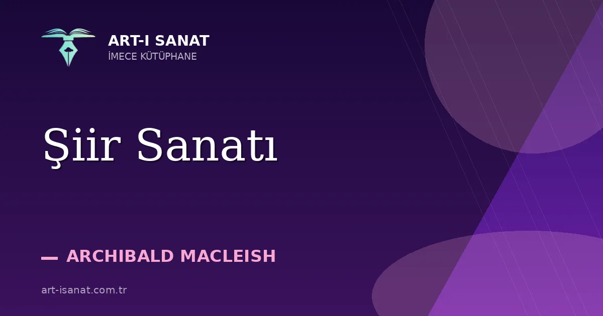 Şiir Sanatı