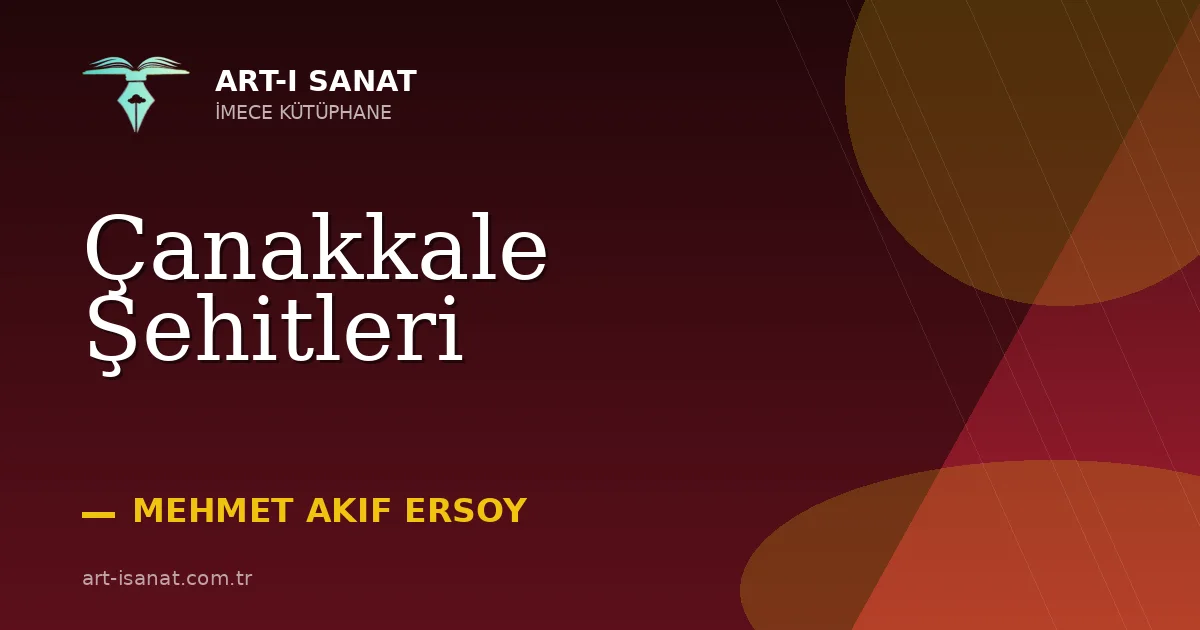 Çanakkale Şehitleri