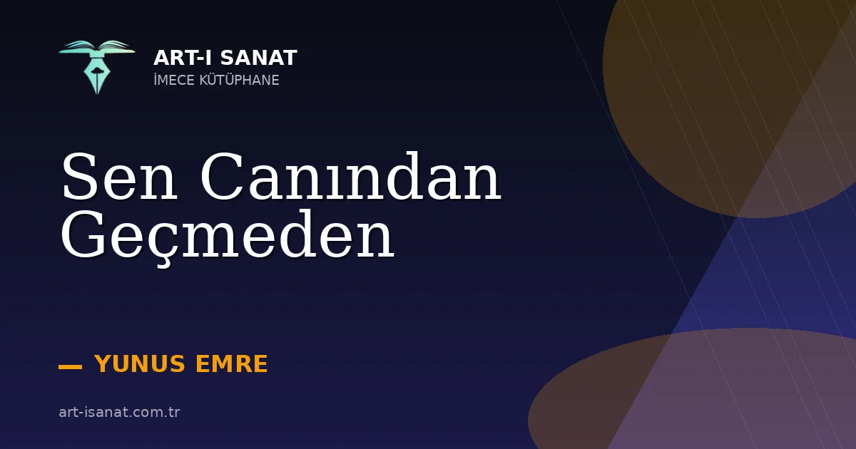 Sen Canından Geçmeden