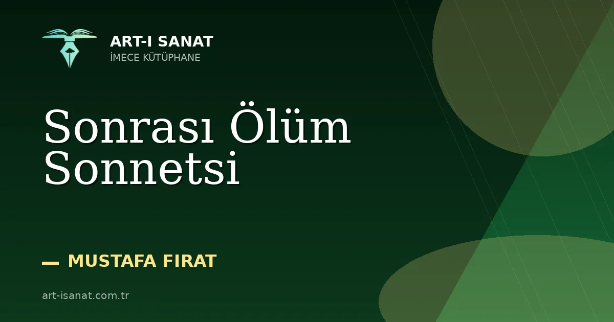 Sonrası Ölüm Sonnetsi