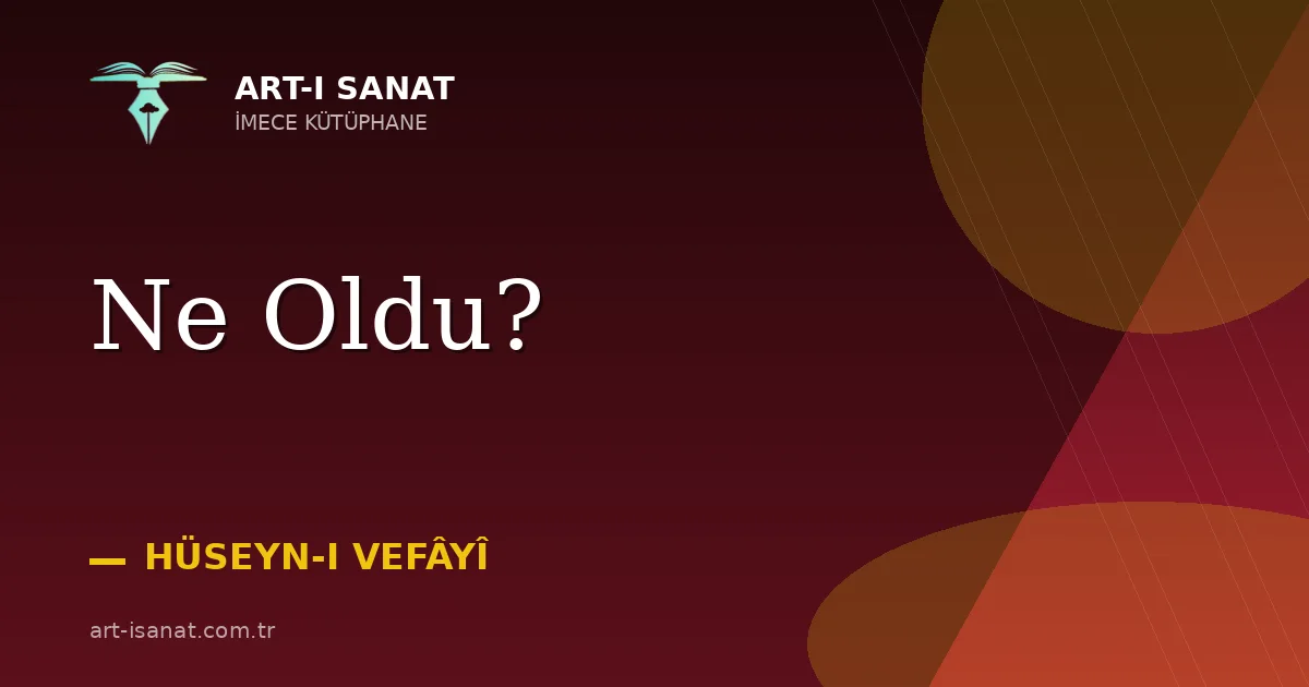 Ne Oldu?