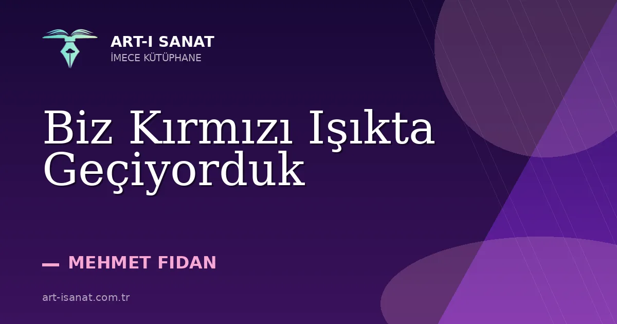 Biz Kırmızı Işıkta Geçiyorduk
