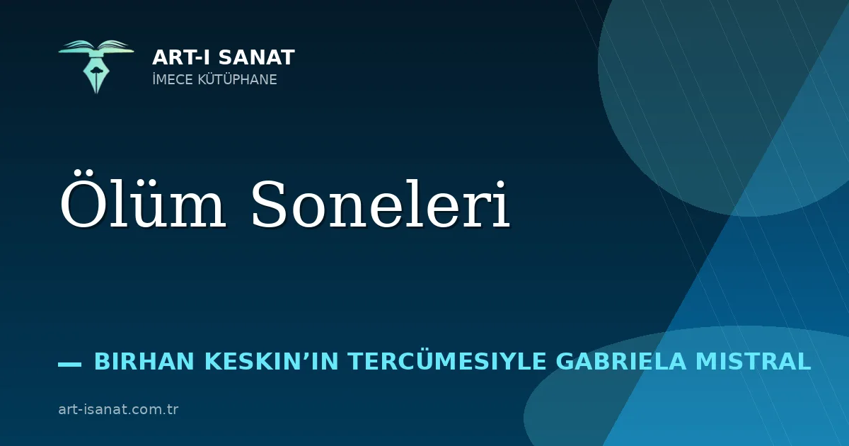 Ölüm Soneleri