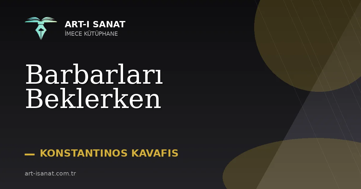 Barbarları Beklerken