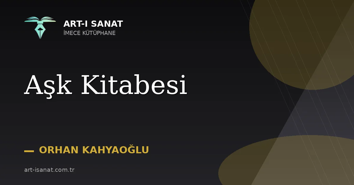 Aşk Kitabesi