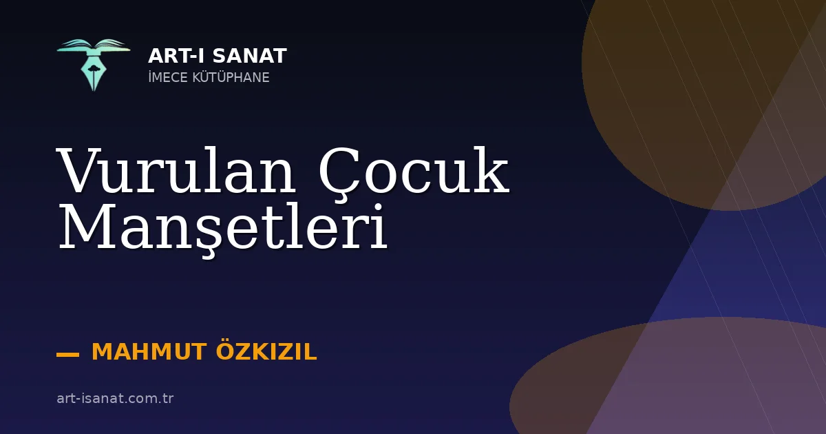 Vurulan Çocuk Manşetleri