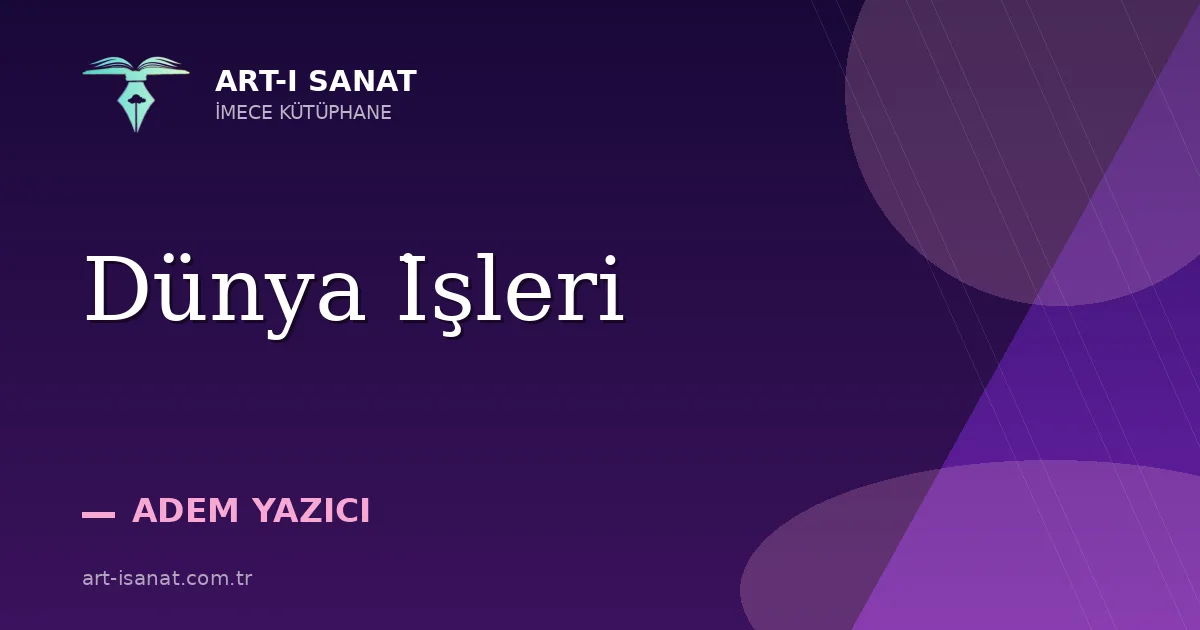 Dünya İşleri