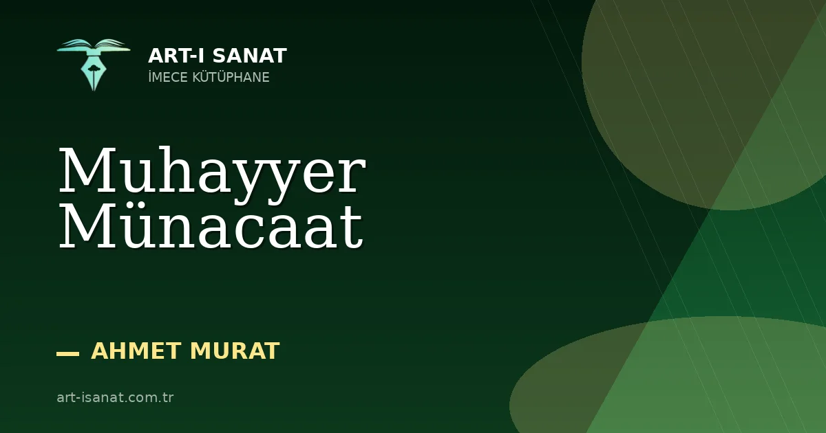 Muhayyer Münacaat