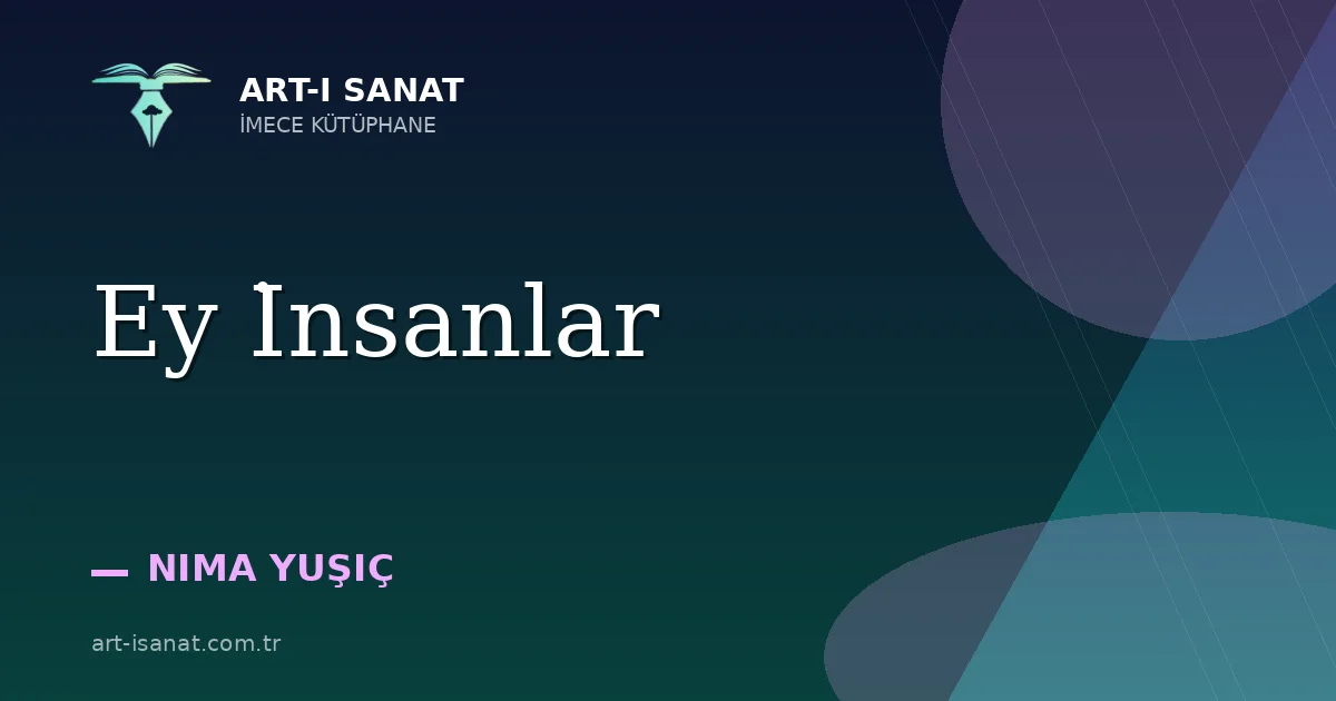 Ey İnsanlar