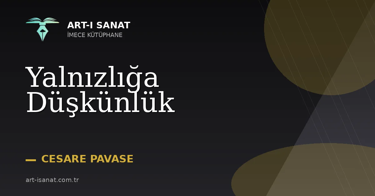Yalnızlığa Düşkünlük