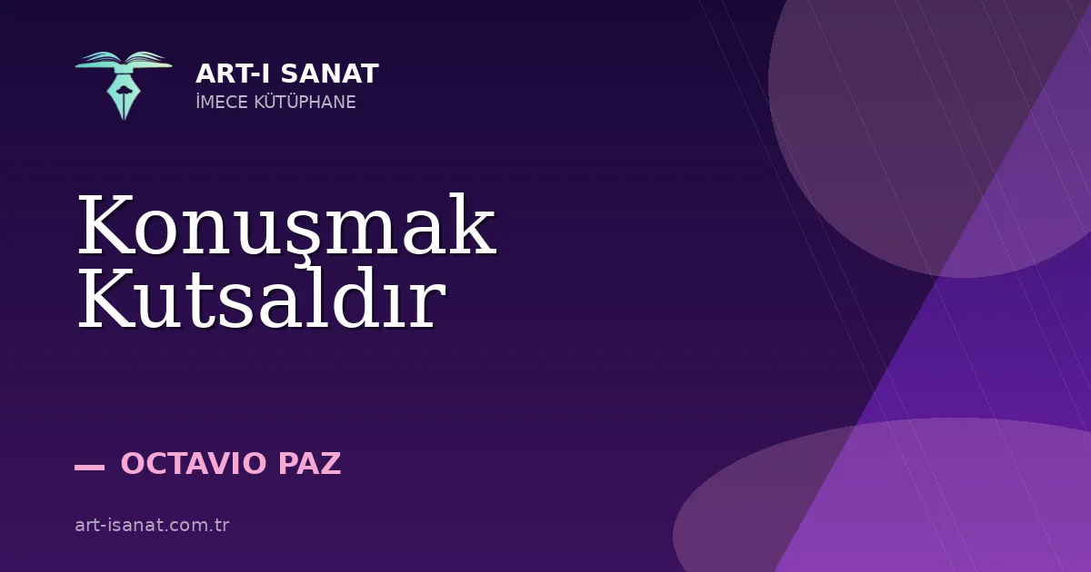 Konuşmak Kutsaldır