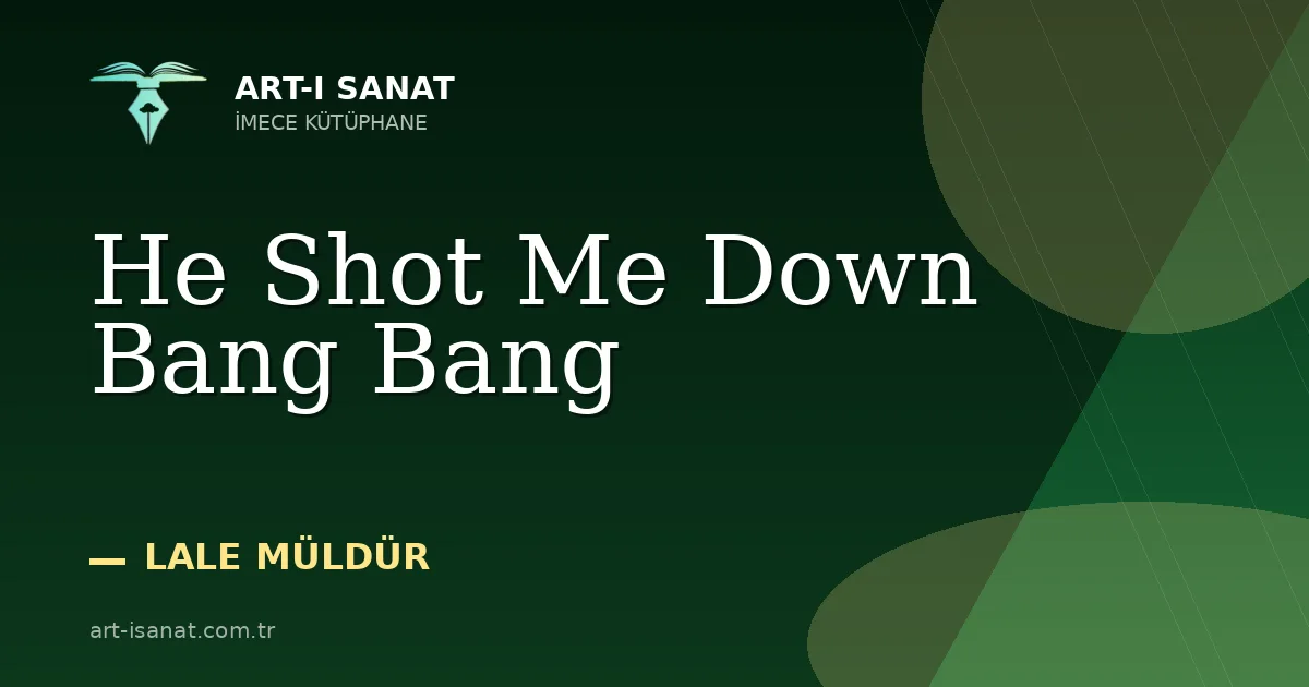 He Shot Me Down Bang Bang