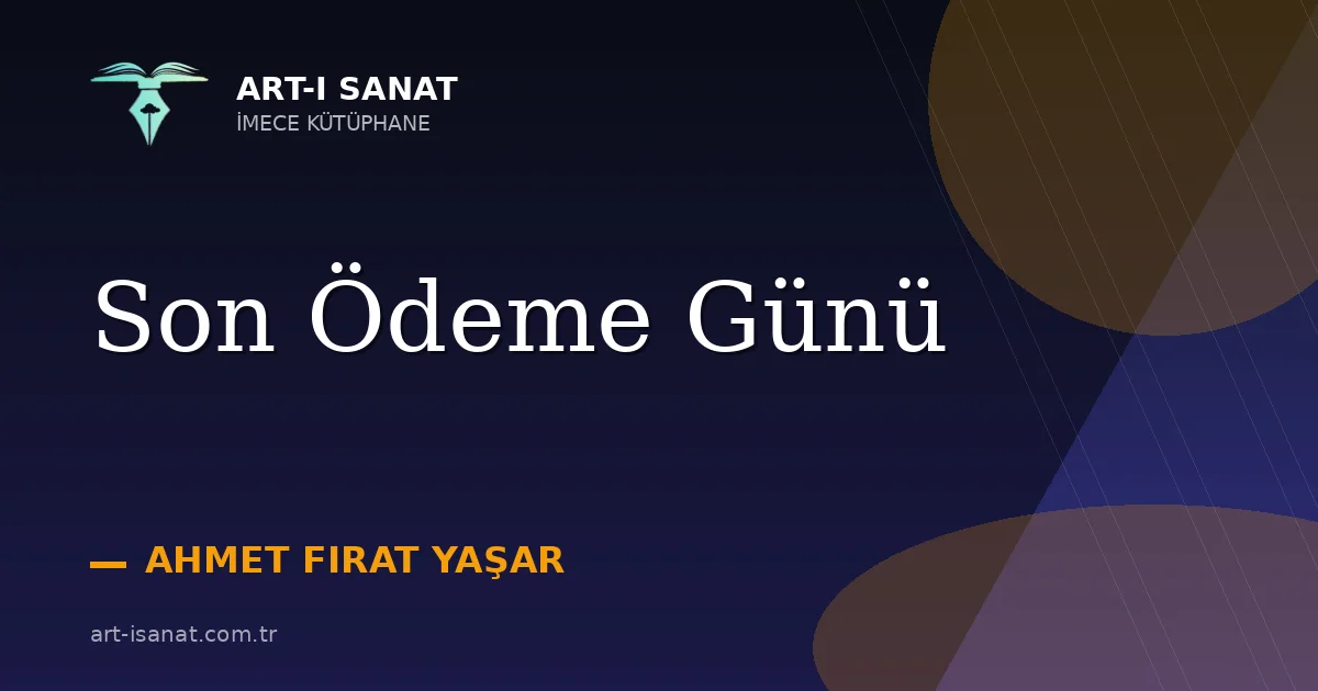 Son Ödeme Günü