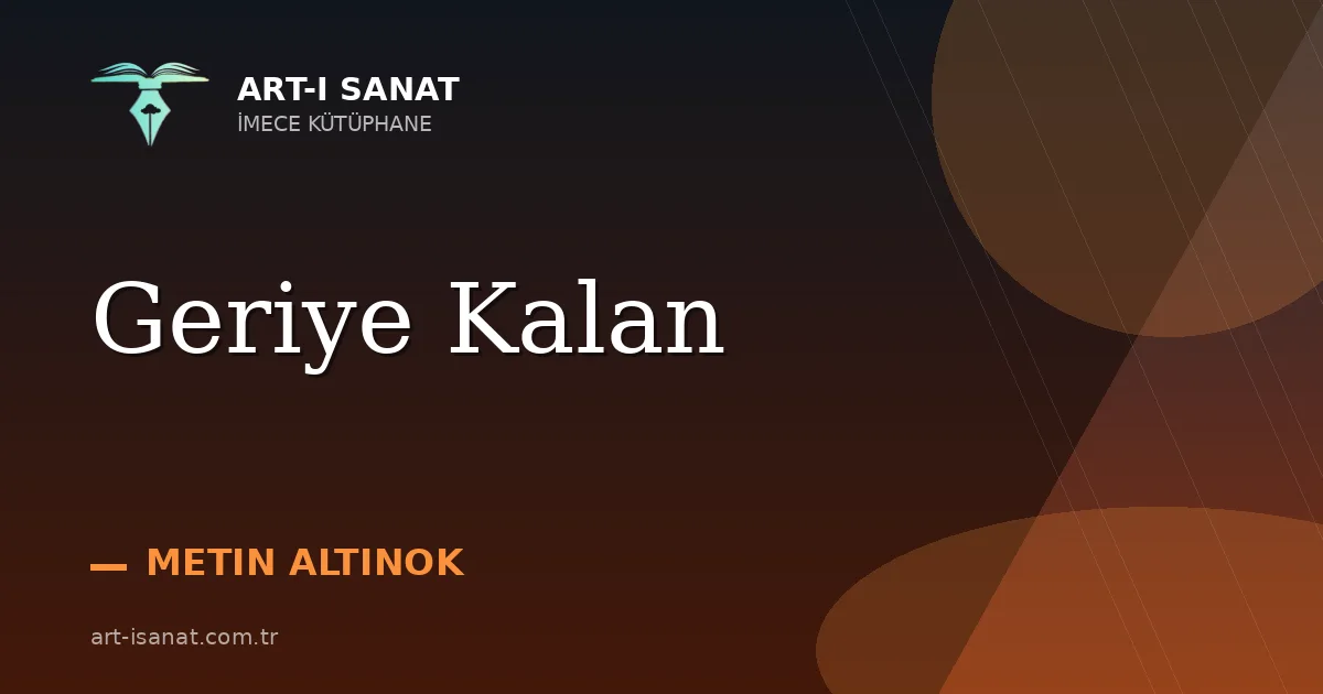 Geriye Kalan
