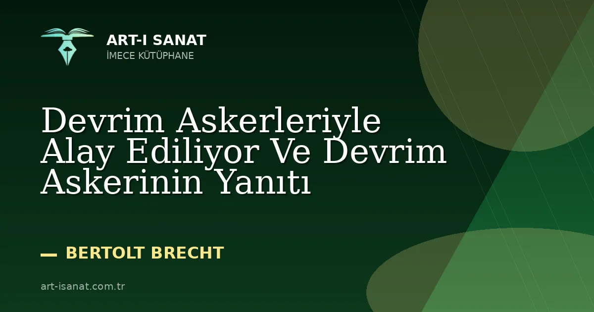 Devrim Askerleriyle Alay Ediliyor Ve Devrim Askerinin Yanıtı