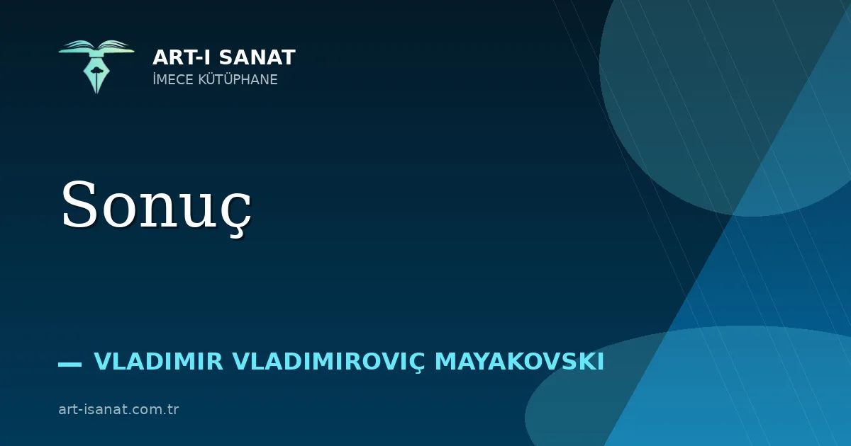 Sonuç